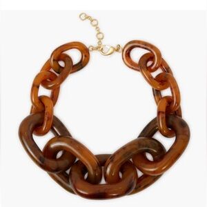 Elegant Brown Chain Necklace